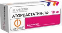 Аторвастатин-ЛФ таблетки п/о 10мг упаковка №60