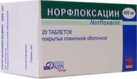 Норфлоксацин таблетки п/о 400мг банка полимерная №20