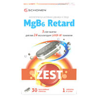 ZEST MgB6 Retard / Зест MgB6 Ретард таблетки БАД упаковка №30