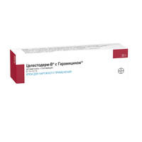 Целестодерм-В с гарамицином крем для наруж. прим. 1мг/г 1мг/г 30г туба №1