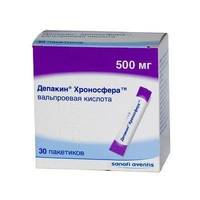 Депакин Хроносфера гранулы пролонг. 500мг пакет №30
