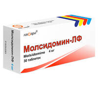 Молсидомин-ЛФ таблетки 4мг упаковка №30