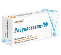 Розувастатин-ЛФ таблетки п/о 20мг упаковка №30