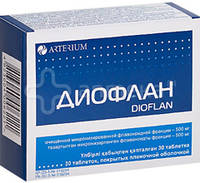 Диофлан таблетки п/о 500мг упаковка №60