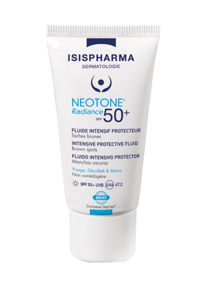 Флюид ISISPHARMA NEOTONE Radiance SPF 50+ интенсивного действия от пигментных пятен 30мл №1