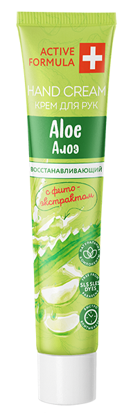 Крем ACTIVE FORMULA+  для рук Алоэ 44мл №1