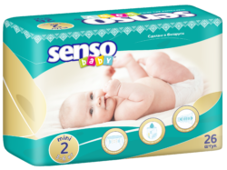 Подгузники детские  SENSO BABY  2 (3-6 кг) №52