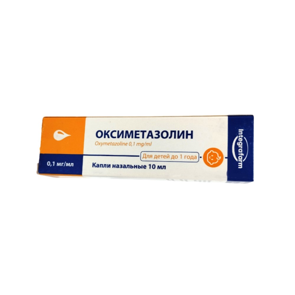 Оксиметазолин капли в нос 0,01% 10мл флакон №1