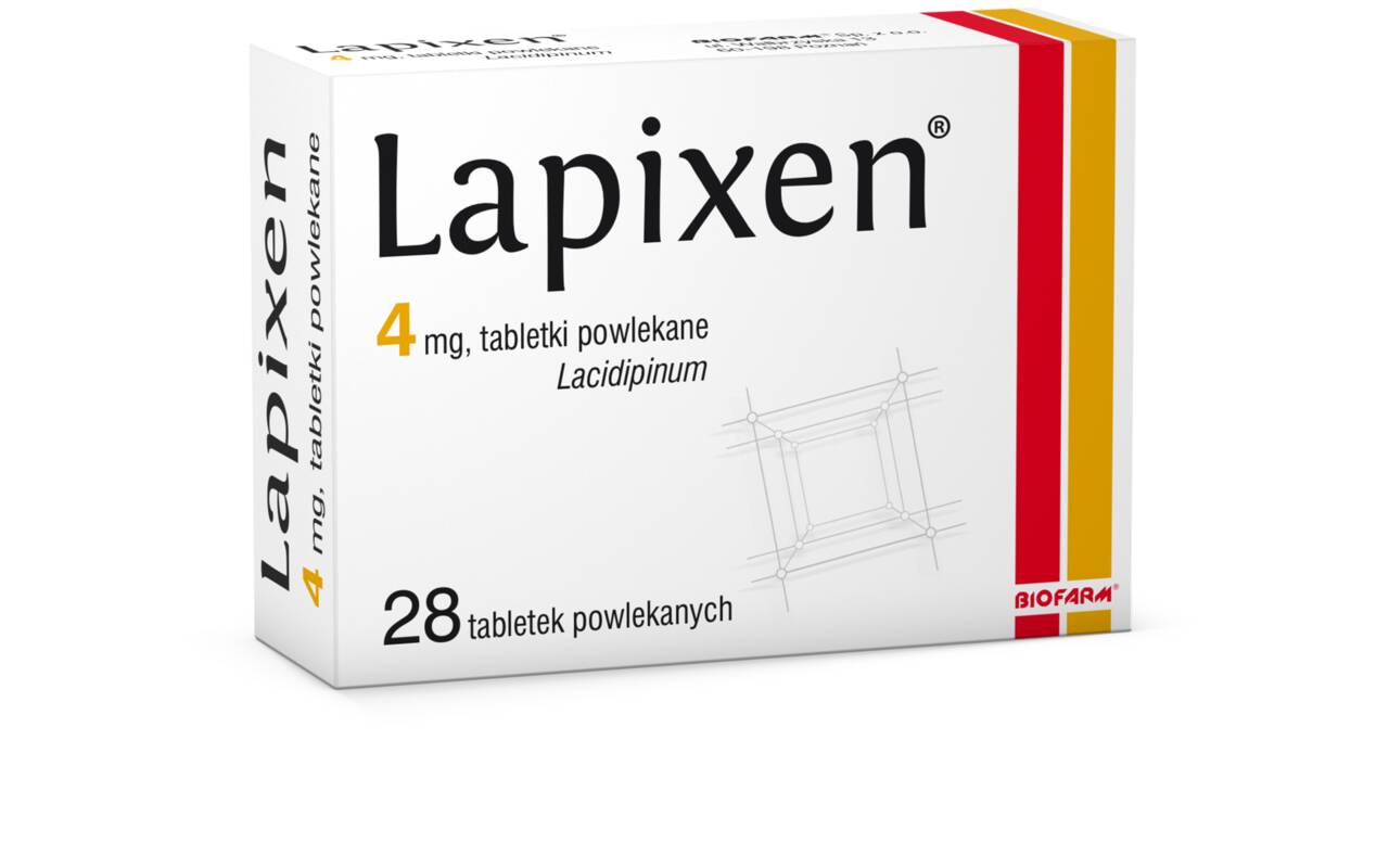 Лапиксен таблетки п/о 4мг упаковка №28