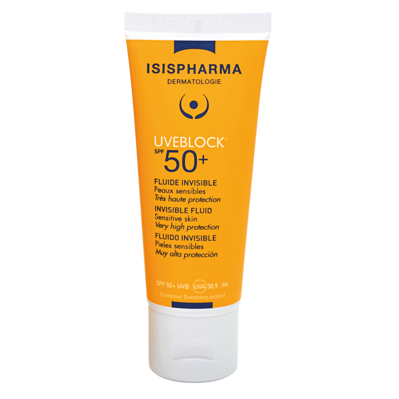 Флюид ISISPHARMA UVEBLOCK SPF50+ Invisible невидим с очень высокой степенью защиты от солн. излучен. 40мл №1