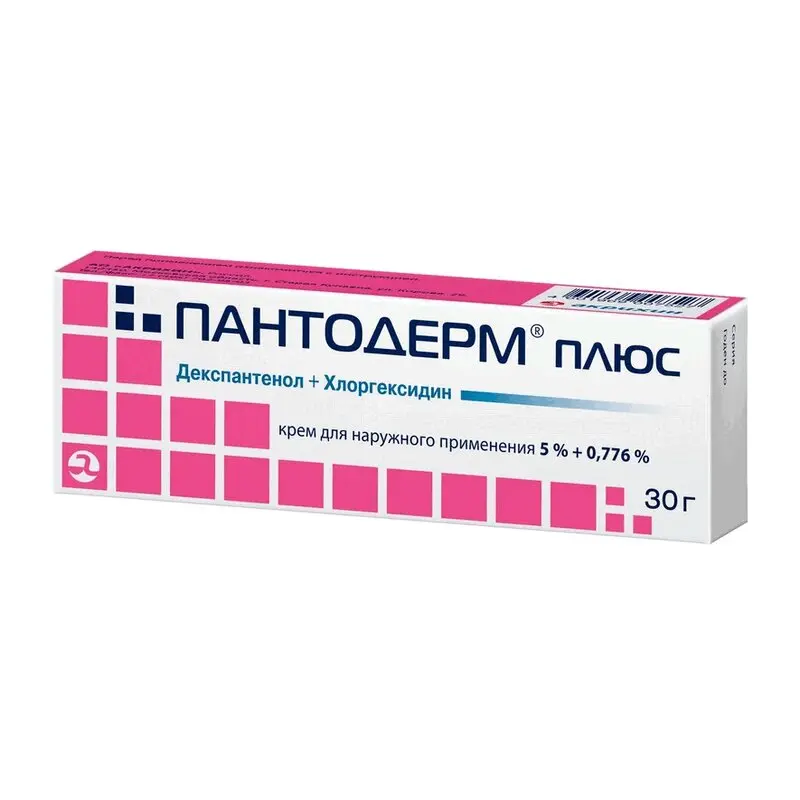 Пантодерм плюс крем для наруж. прим. 50мг/г 7,76мг/г 30г туба №1