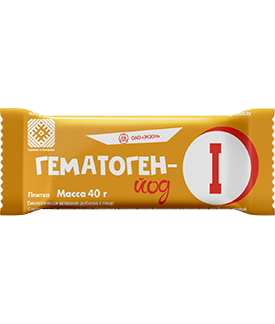 Гематоген-йод БАД плитка 40г №1