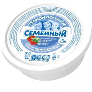 Зубной порошок Семейный  75г