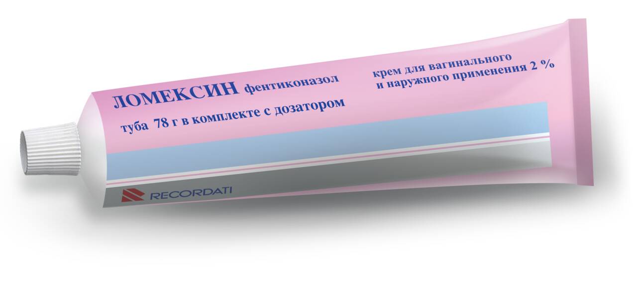 Ломексин крем для вагин. и наружн. применения 2% 78г туба в к-те с аппликатором-дозатором №1