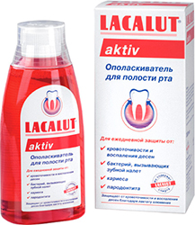 Ополаскиватель для полости рта LACALUT aktiv  300мл