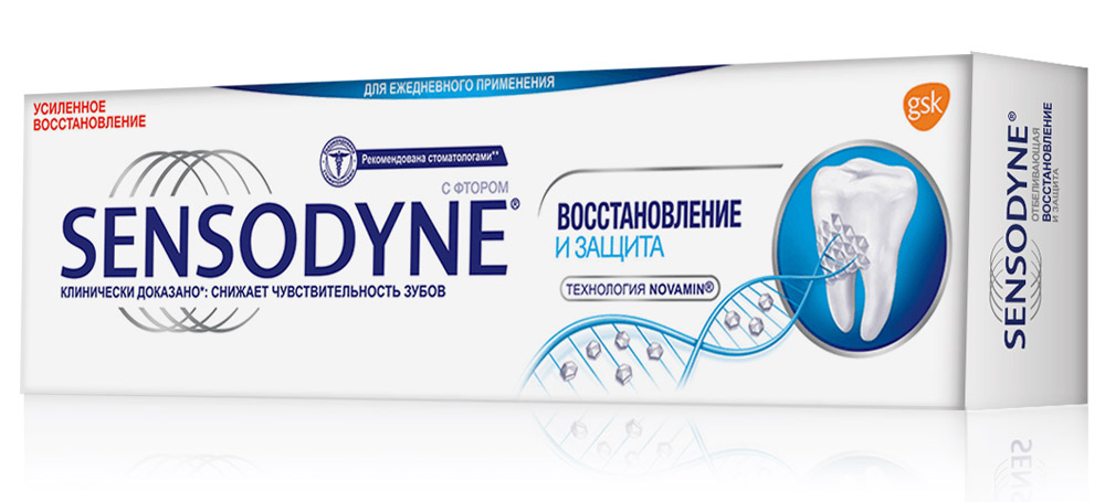 Зубная паста SENSODYNE  Восстановление и защита 75мл №1