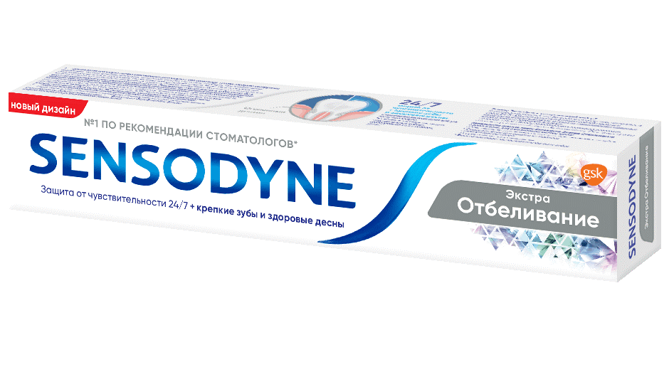 Зубная паста SENSODYNE  Экстра Отбеливание 75мл №1